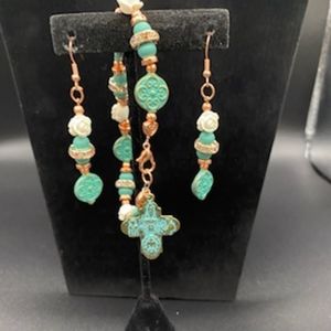 Bracelet and Earrings Set